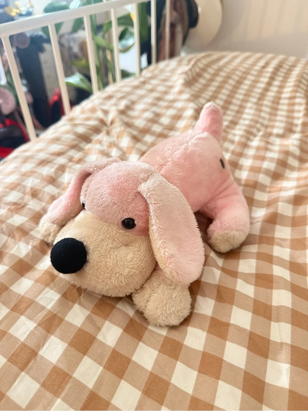 FAO Shwarz Penelope the Pup Pink Dog Plush